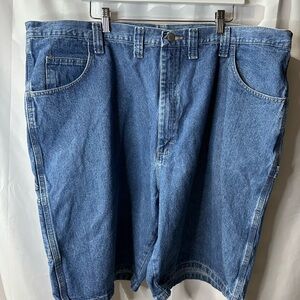 Wrangler Men's Blue carpenter style Jean Shorts